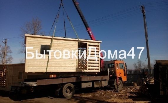 Доставка хозблока с дровником
