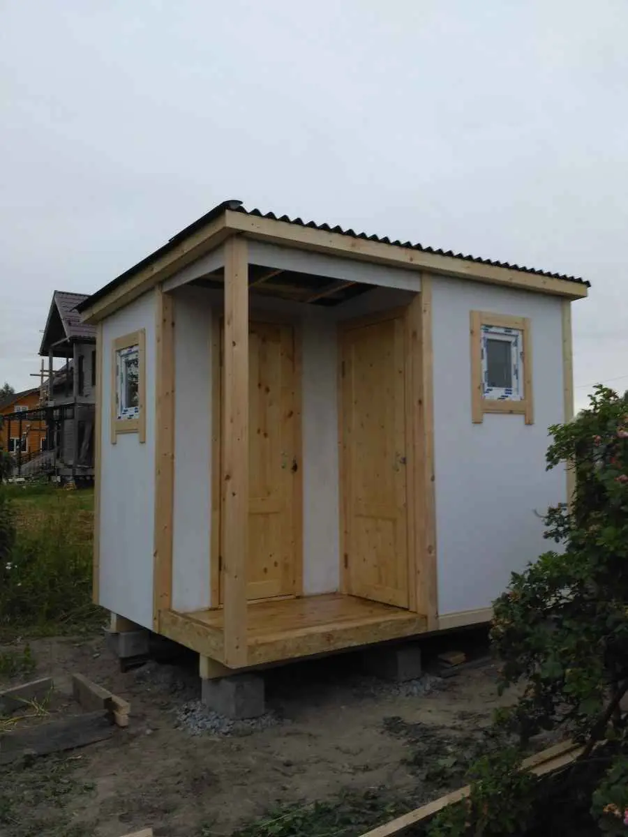 Деревянный туалет для дачи — купить недорого в Санкт-Петербурге