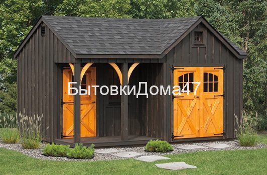 деревянный хозблок